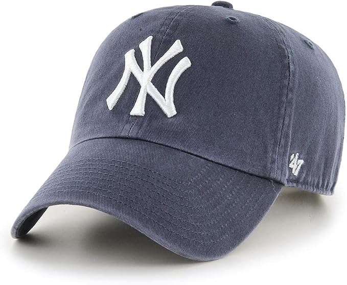 47 MLB Alternate Clean Up Adjustable Hat, Adult (New York Yankees Vintage Navy)