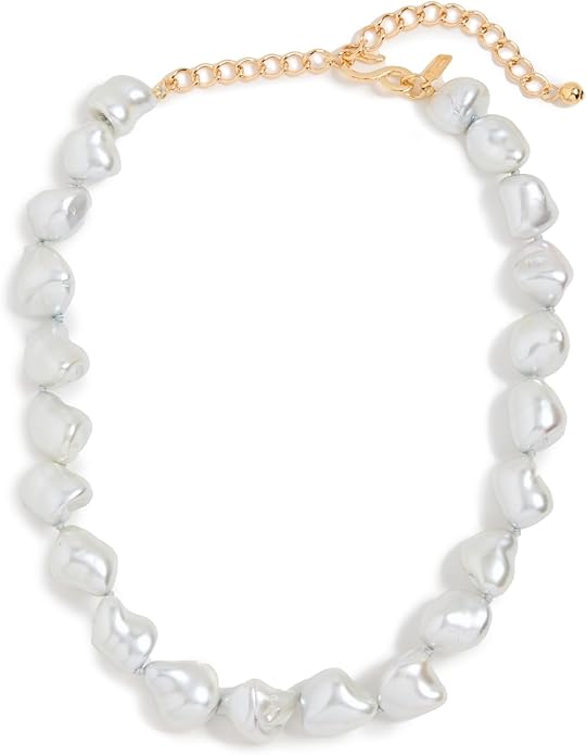 Kenneth Jay Lane Women's Mother of Pearl Knotted Gold Clasp Necklace