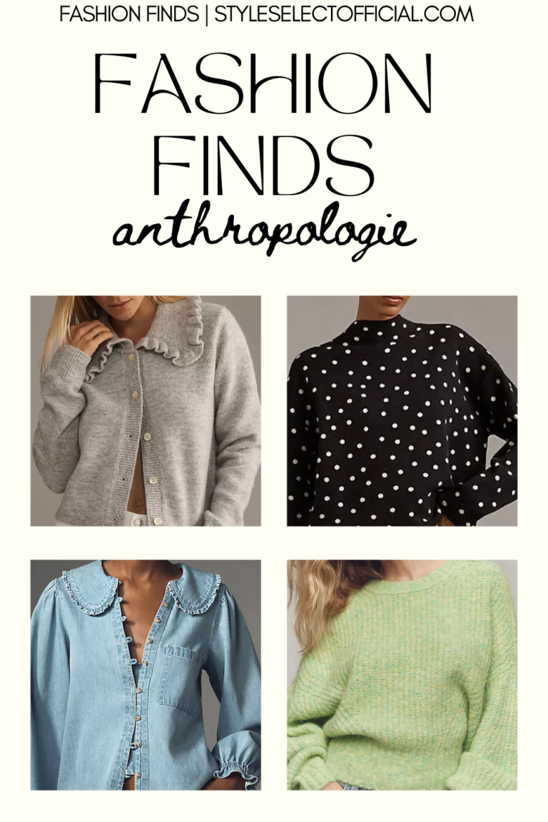 NOVEMBER 2024 FASHION FINDS: ANTHROPOLOGIE