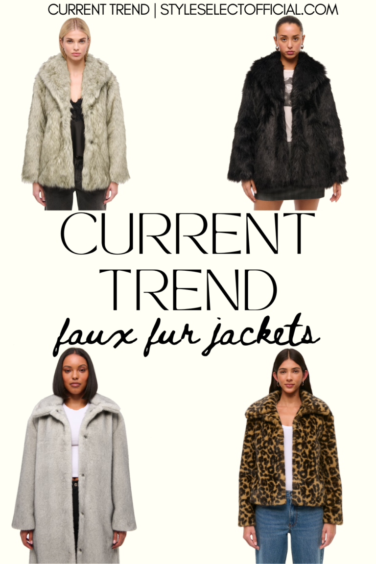 CURRENT TREND: FAUX FUR JACKETS