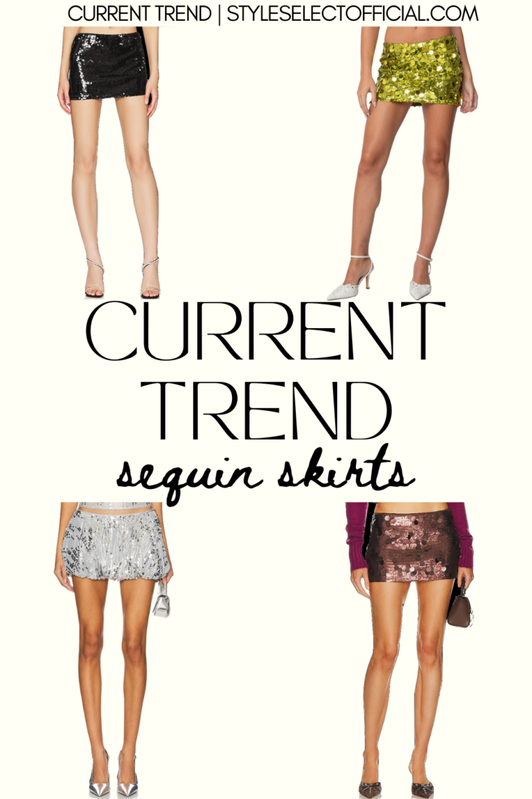 CURRENT TREND: SEQUIN SKIRTS