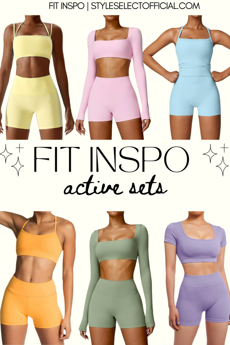 FIT INSPO: ACTIVE SETS