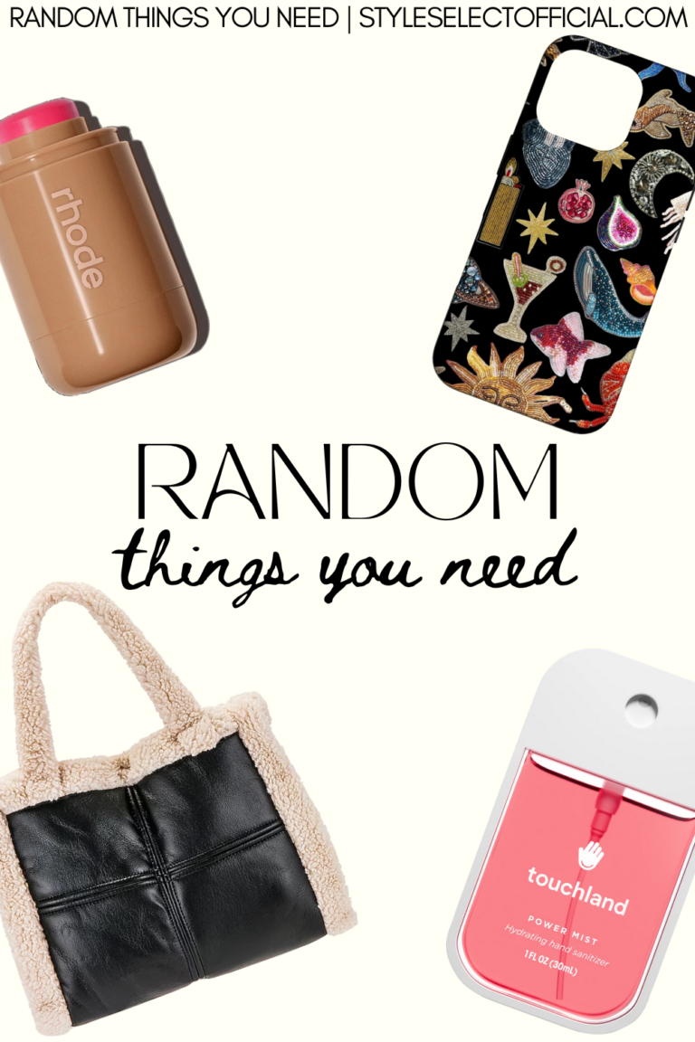 RANDOM THINGS YOU NEED: JANUARY 2025