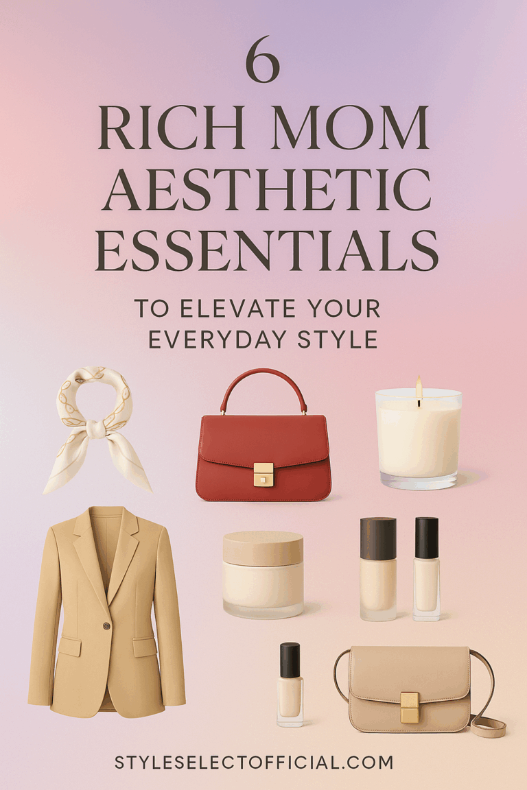 6 Rich Mom Aesthetic Essentials to Elevate Your Everyday Style