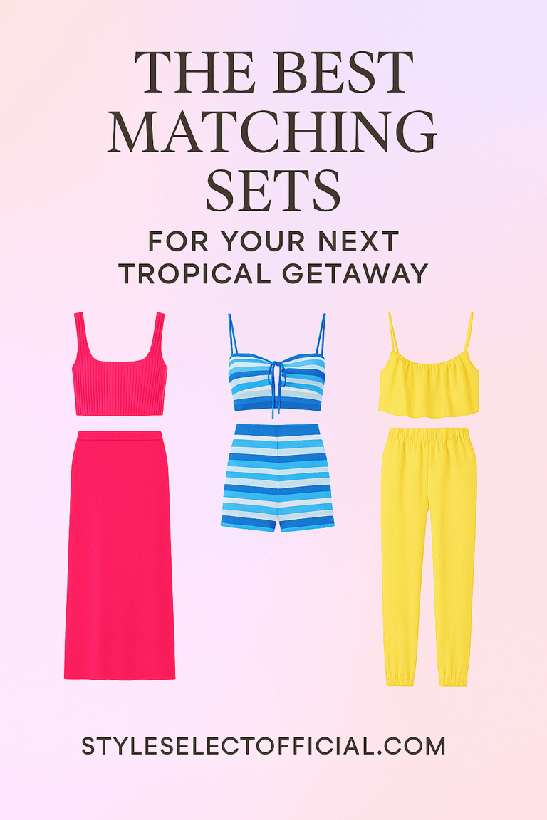 The Best Matching Sets for Your Next Tropical Getaway