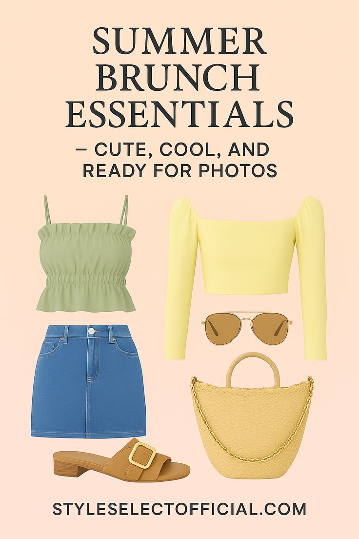Summer Brunch Essentials — Cute, Cool, and Ready for Photos