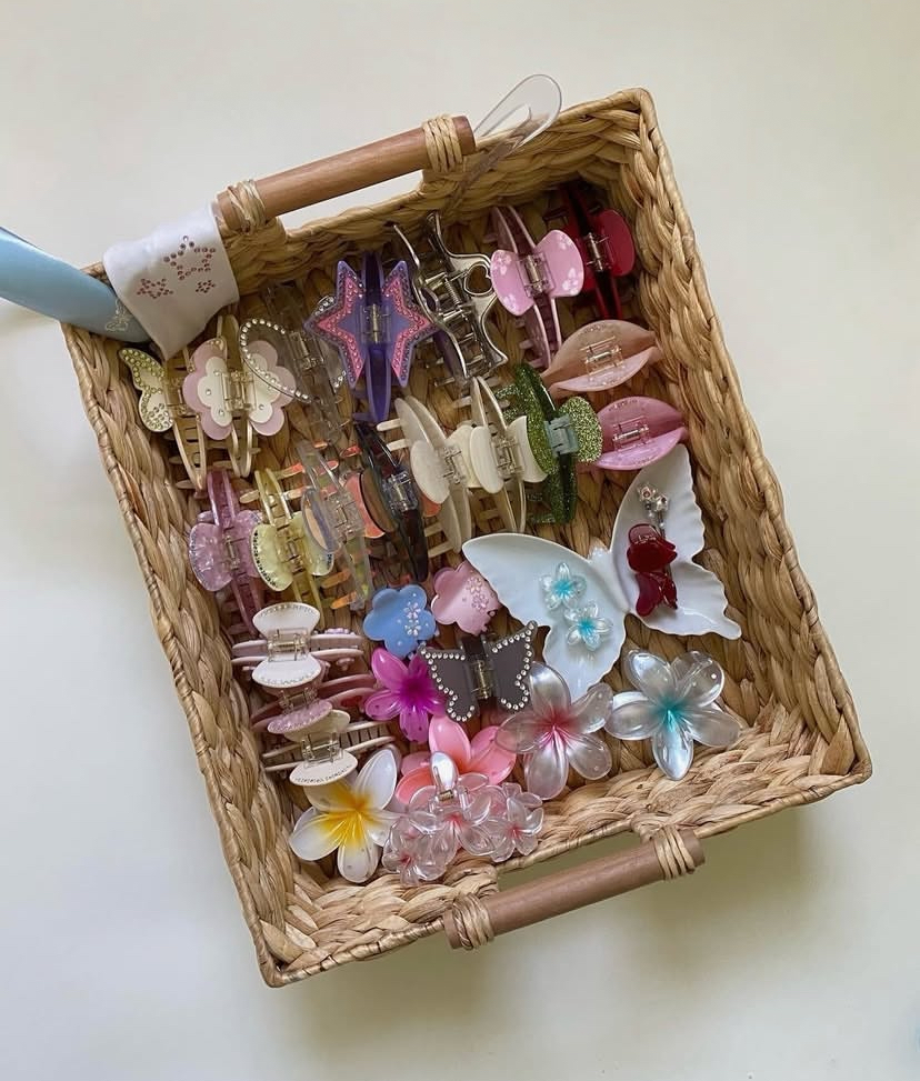 Basket of Emi Jay accessories