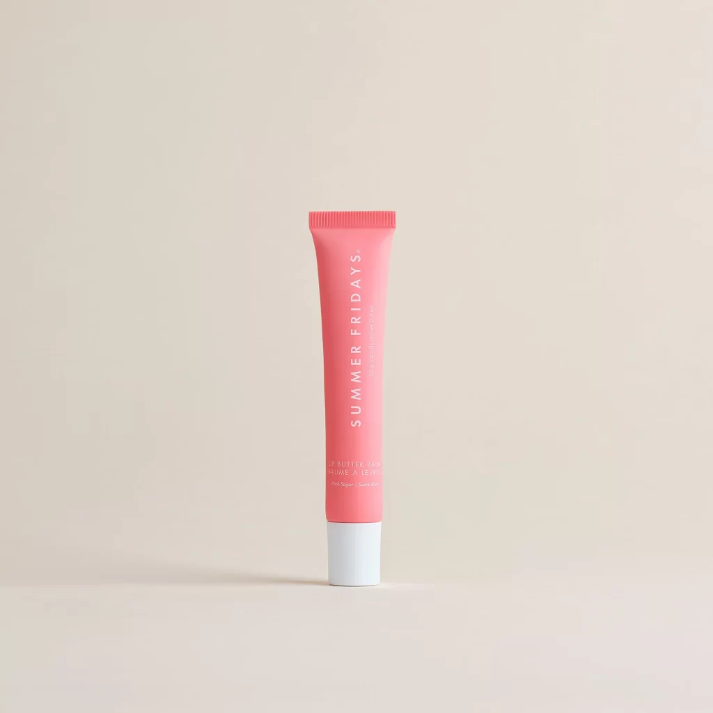 Summer Fridays Pink Sugar Lip Butter Balm.