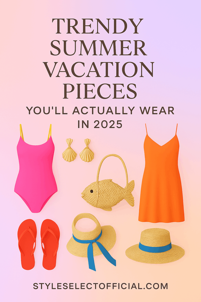 Trendy Summer Vacation Pieces You’ll Actually Wear in 2025