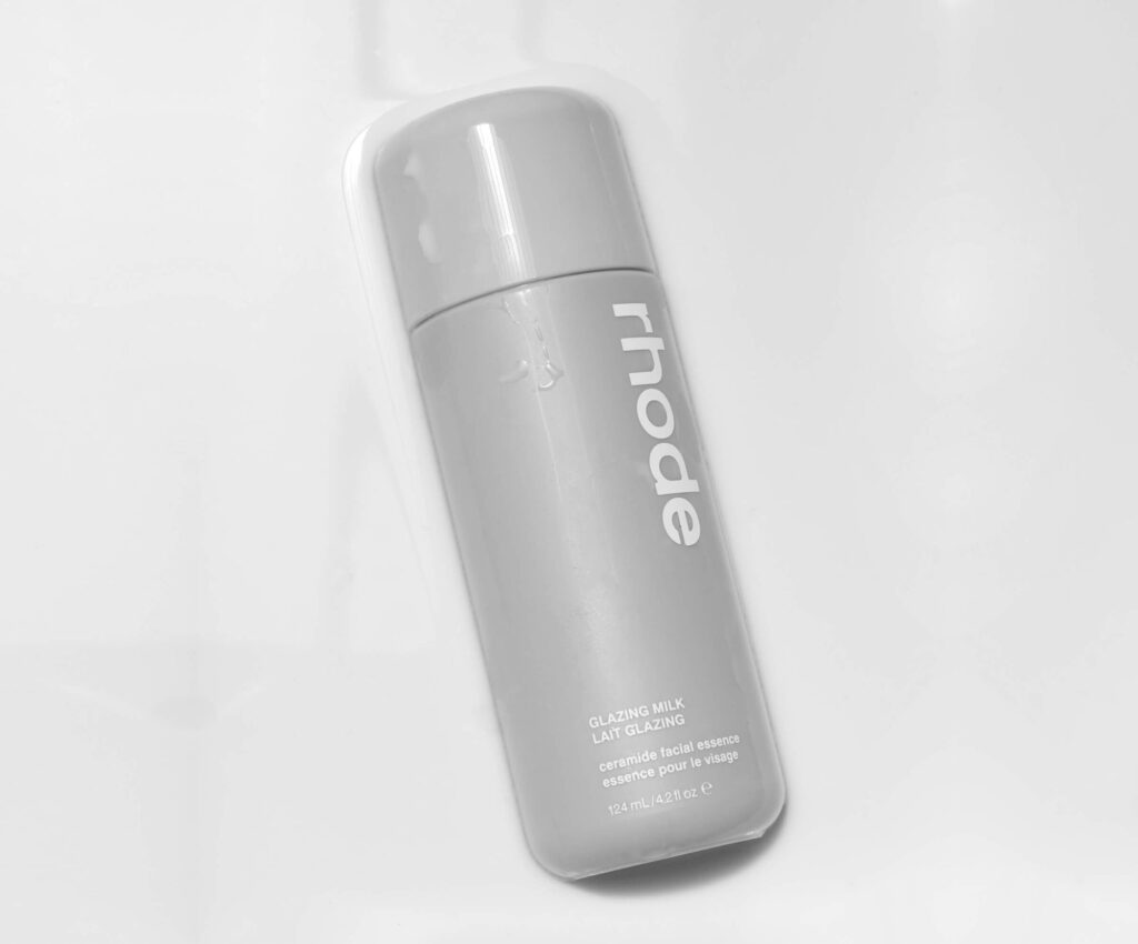 Rhode Glazing Milk bottle on a white background