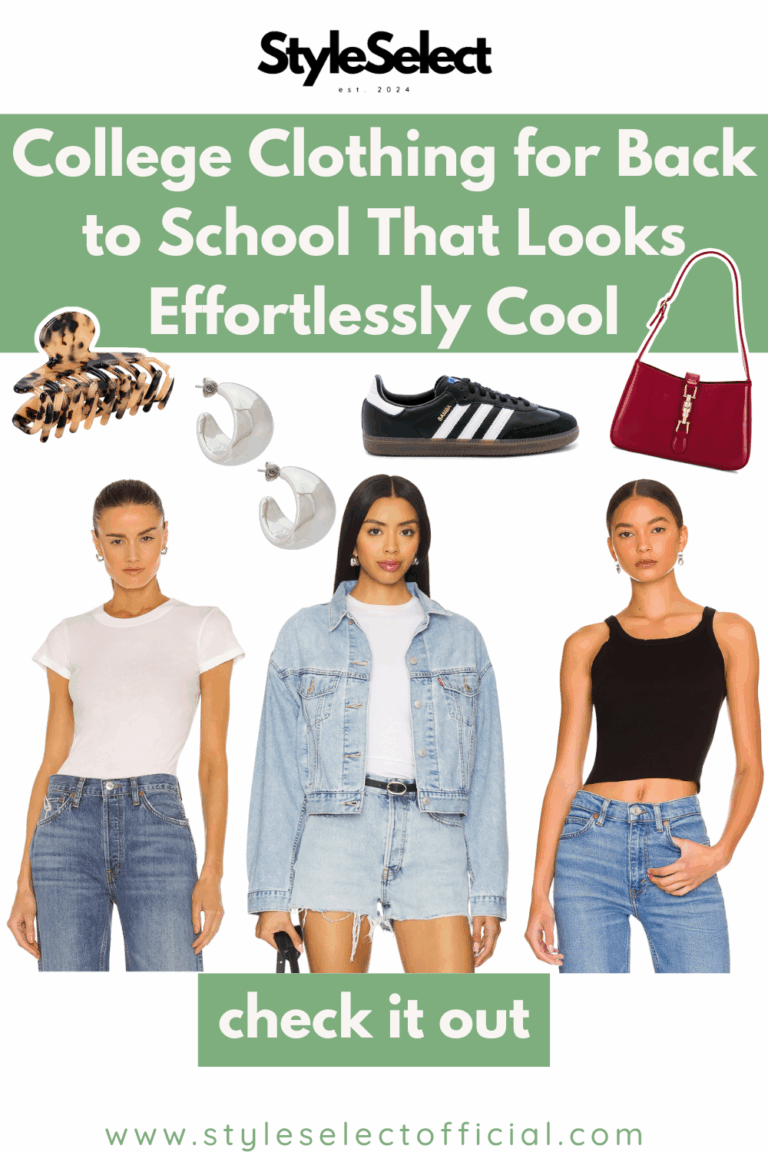 College Clothing for Back to School That Looks Effortlessly Cool