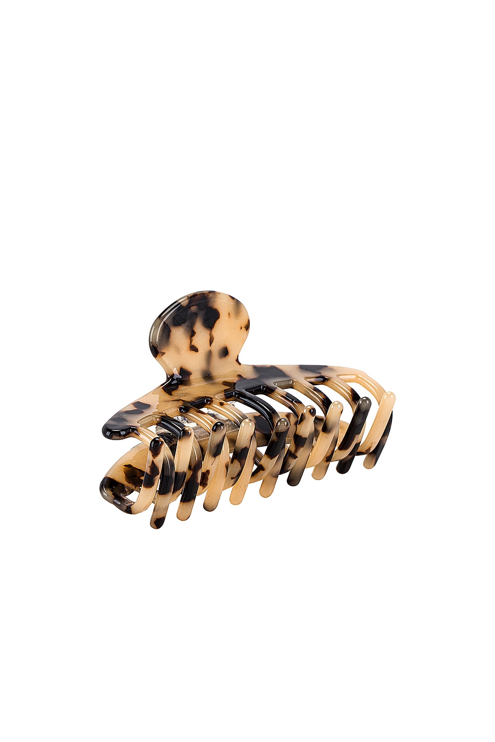 Tortoiseshell claw clipl, which goes along with college clothing.